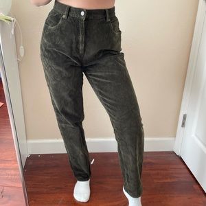 Vintage green corduroy pants from Jones New York